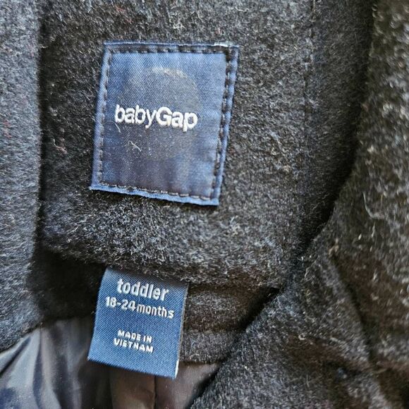 Baby Gap Navy Pea/Puffer Coat Size 18-24 Months - Picture 2 of 6